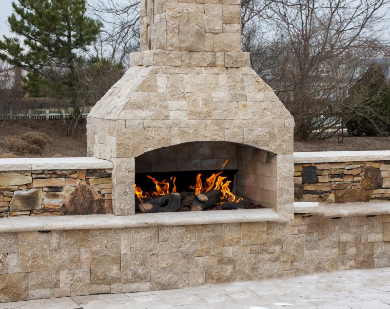 Outdoor Fireplace Masonry